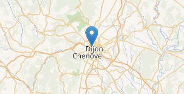 Zemljevid Dijon