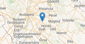 Žemėlapis Budapest airport