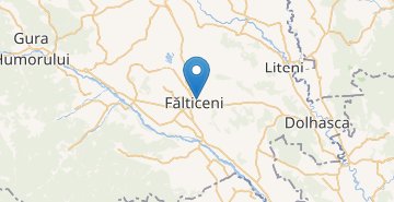 Zemljevid Falticeni