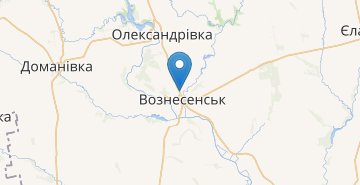 Žemėlapis Voznesensk