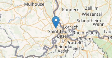 Térkép Basel EuroAirport