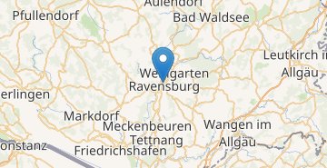 Zemljevid Ravensburg