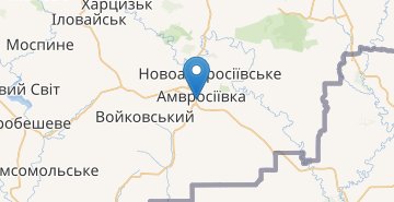 地図 Amvrosiivka