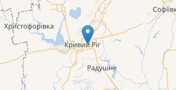 地図 Kryvyi Rih