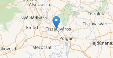 Карта Tiszaújváros