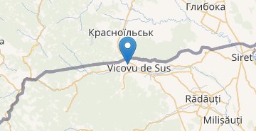 Žemėlapis Vicovu de Sus