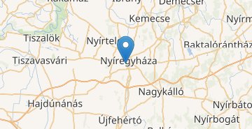 Χάρτης Nyiregyhaza