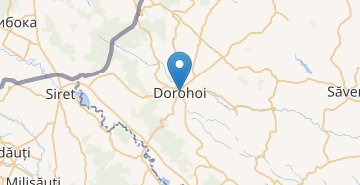 Zemljevid Dorohoi