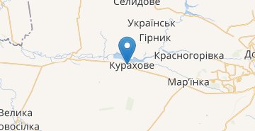 地図 Kurakhove
