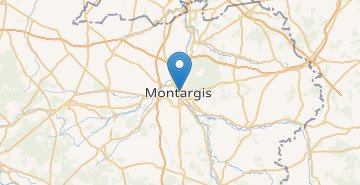 地図 Montargis