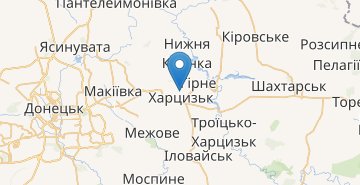 Zemljevid Khartsyzk