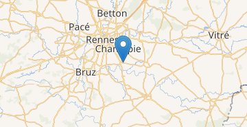 Kaart Rennes