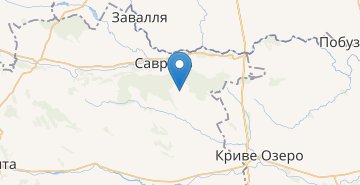 Térkép Polyanetske (Savranskyj r-n)