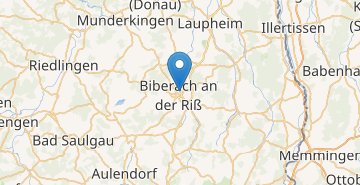 რუკა Biberach an der Riß