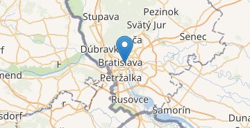 Kaart Bratislava