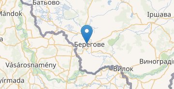 Zemljevid Berehove