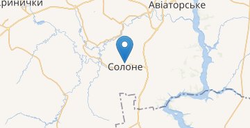 Zemljevid Solone (Dnipropetrovska obl., Solyanskiy r-n)