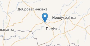 Zemljevid Pishanyi Brod (Kirovogradska obl.)