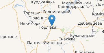 Kaart Gorlivka