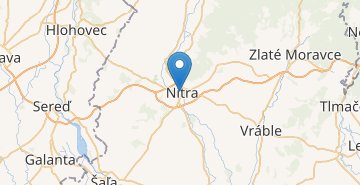 Kaart Nitra