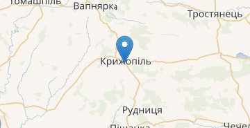 Mapa Kryzhopil