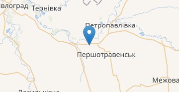 Mapa Mykolaivka (Petropavliskiy r-n)