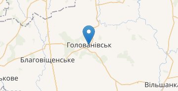 Kaart Golovanivsk