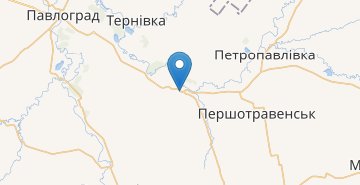 Карта Дмитровка (Днепропетровская обл.)