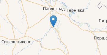 Karte Troickoe, Pavlogradskij r-n, Dnepropet. obl