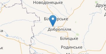 Kaart Svyatogorivka
