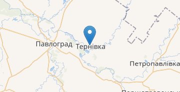 Zemljevid Ternivka (Dnipropetrovska obl.)