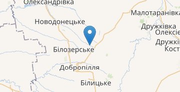 Mapa Novovodiane (Donetska obl.)