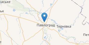 地図 Pavlohrad
