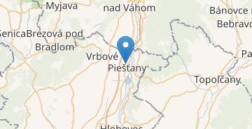 Žemėlapis Piešťany