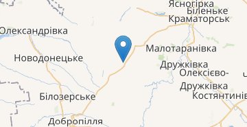 Kaart Andriivka (Slovianskiy r-n, Donetsk)