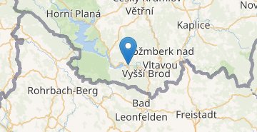 Χάρτης Lipno nad Vltavou