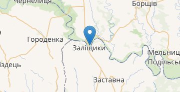 Zemljevid Zalischyky