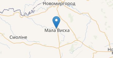 Térkép Mala Vyska