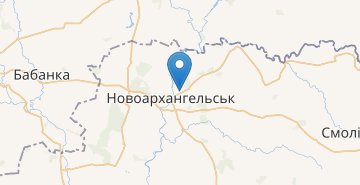 Kart Novoarchangelsk