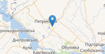 Zemljevid Loboykivka, Dnipropetrovska obl