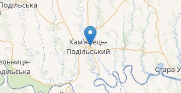 Žemėlapis Kamianets-Podilskiy