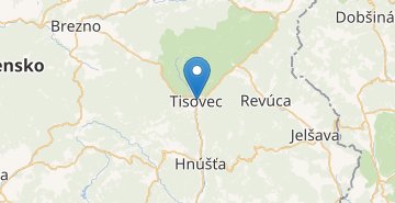 Térkép Tisovec