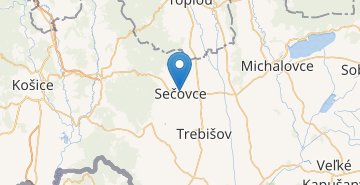 Карта Sečovce