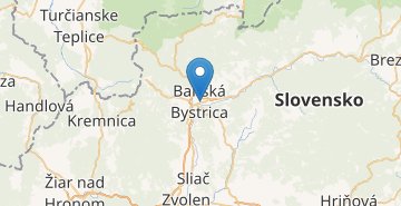 Žemėlapis Banska Bystrica