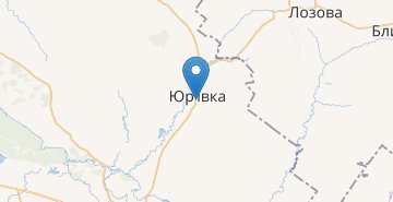 Χάρτης Yuryivka, Yuryivskiy r-n, Dnepropet. obl