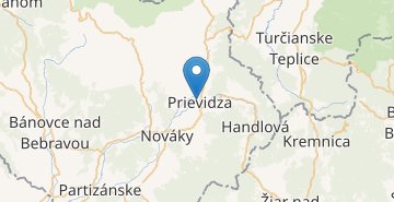Kartta Prievidza