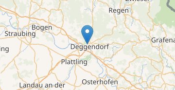 Zemljevid Deggendorf