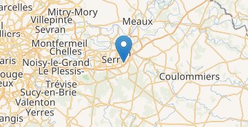 Térkép Bailly-Romainvilliers