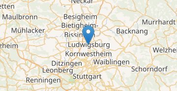 Kort Ludwigsburg