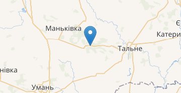Žemėlapis Potash (Talnovskiy r-n)